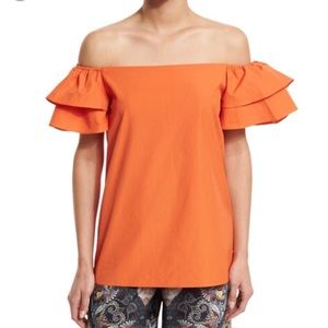 Alice + Olivia off the shoulder top
